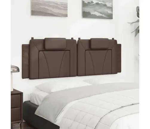 Galvgaļa Spilvens, Brūns, 160 Cm, Mākslīgā Āda Vidaxl Galvgaļa Spilvens, Brūns, 160 Cm, Mākslīgā Āda Vidaxl