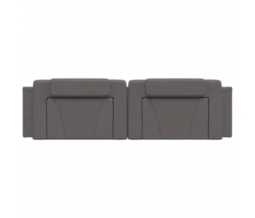 Galvgaļa Spilvens, Pelēks, 180 Cm, Mākslīgā Āda Vidaxl Galvgaļa Spilvens, Pelēks, 180 Cm, Mākslīgā Āda Vidaxl