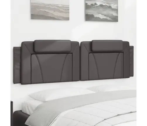 Galvgaļa Spilvens, Pelēks, 180 Cm, Mākslīgā Āda Vidaxl Galvgaļa Spilvens, Pelēks, 180 Cm, Mākslīgā Āda Vidaxl