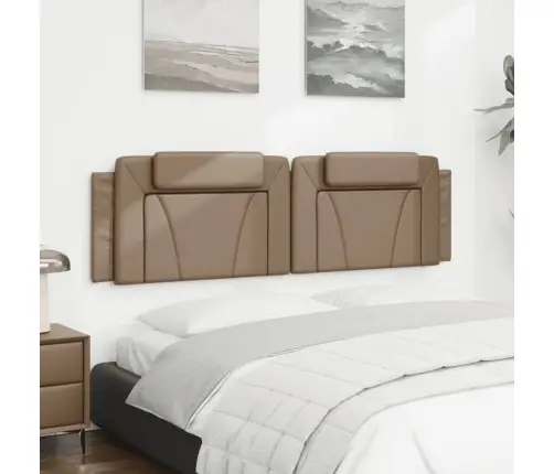 Galvgaļa Spilvens, Kapučīno, 180 Cm, Mākslīgā Āda Vidaxl