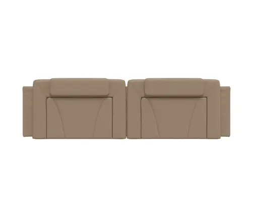 Galvgaļa Spilvens, Kapučīno, 180 Cm, Mākslīgā Āda Vidaxl