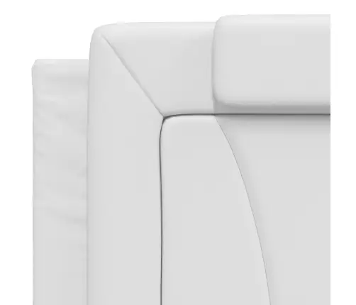 Voodipeatsi Padi Viana, Valge, 200 cm Kunstnahk