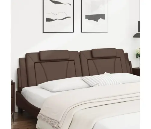 Galvgaļa Spilvens, Brūns, 200 Cm, Mākslīgā Āda Vidaxl