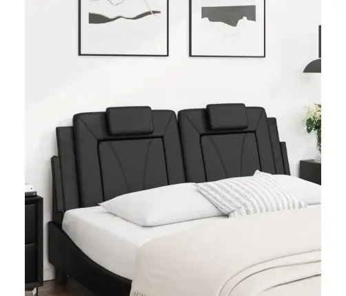 Galvgaļa Spilvens, Melns, 152 Cm, Mākslīgā Āda Vidaxl