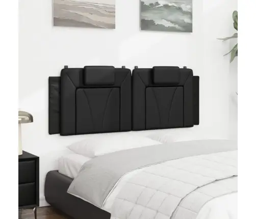 Galvgaļa Spilvens, Melns, 152 Cm, Mākslīgā Āda Vidaxl