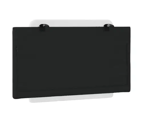 Galvgaļa Spilvens, Balts Un Melns, 80 Cm, Mākslīgā Āda Vidaxl