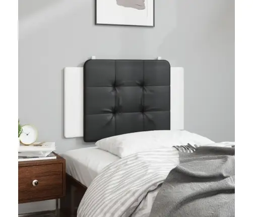 Galvgaļa Spilvens, Melns Un Balts, 80 Cm, Mākslīgā Āda Vidaxl