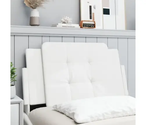 Voodipeatsi Padi Zadar, Valge, 90 cm Kunstnahk