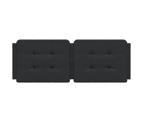 Voodipeatsi Padi Zadar, Must, 120 cm Kunstnahk