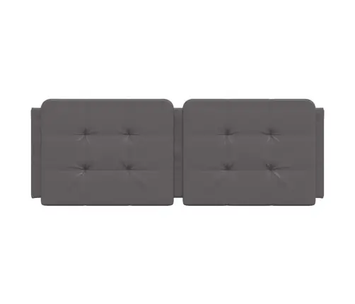 Galvgaļa Spilvens, Pelēks, 120 Cm, Mākslīgā Āda Vidaxl