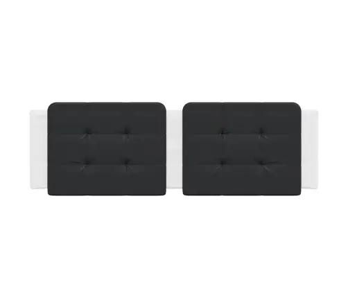 Galvgaļa Spilvens, Melns Un Balts, 160 Cm, Mākslīgā Āda Vidaxl