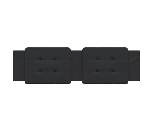 Galvgaļa Spilvens, Melns, 180 Cm, Mākslīgā Āda Vidaxl