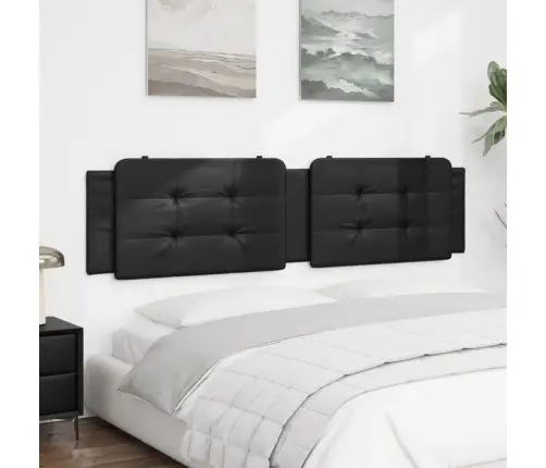 Voodipeatsi Padi Zadar, Must, 200 cm Kunstnahk