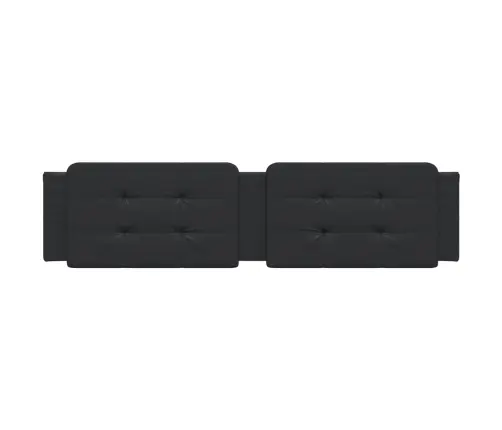 Voodipeatsi Padi Zadar, Must, 200 cm Kunstnahk