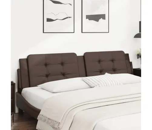 Galvgaļa Spilvens, Brūns, 200 Cm, Mākslīgā Āda Vidaxl