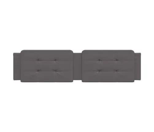 Galvgaļa Spilvens, Pelēks, 200 Cm, Mākslīgā Āda Vidaxl