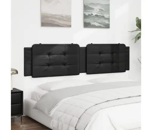 Galvgaļa Spilvens, Melns, 193 Cm, Mākslīgā Āda Vidaxl