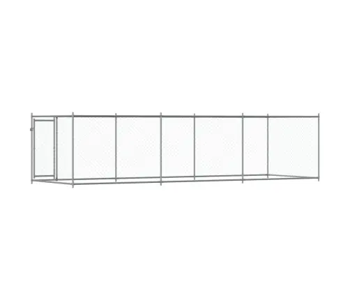 Koeraaedik, Katuse Ja Uksega, Hall, 6X2X1,5 M, Tsingitud Teras