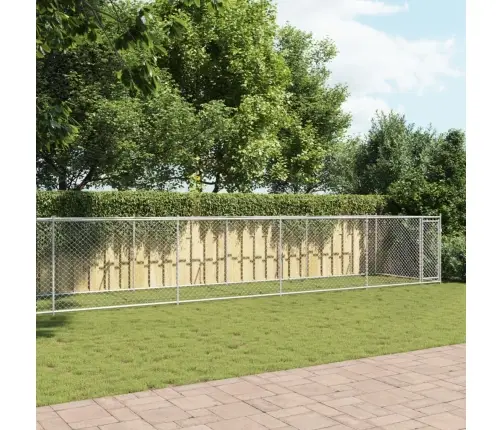 Koeraaedik, Ustega, Hall, 10X2X1,5 M, Tsingitud Teras