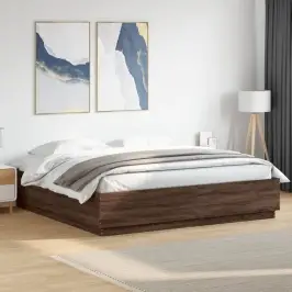 Gultas Rāmis, Ozolkoka Krāsā,200X200 Cm, Inženierijas Koks Vidaxl Gultas Rāmis, Ozolkoka Krāsā,200X200 Cm, Inženierijas Koks Vidaxl