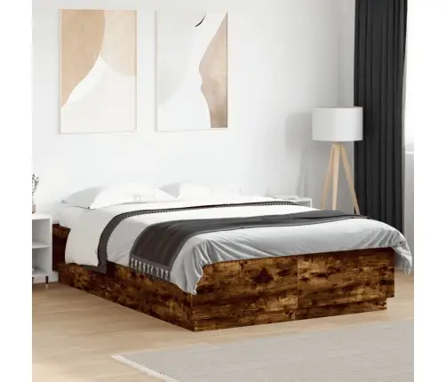 Lovos Rėmas, Dūminio Ąžuolo, 150X200cm Apdirbta Mediena