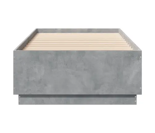 Voodiraam, Betoonhall, 90 X 200 cm Tehispuit