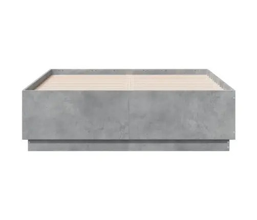 Voodiraam, Betoonhall, 40 X 190 cm Tehispuit