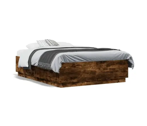 Lovos Rėmas, Dūminio Ąžuolo, 140X190cm Apdirbta Mediena