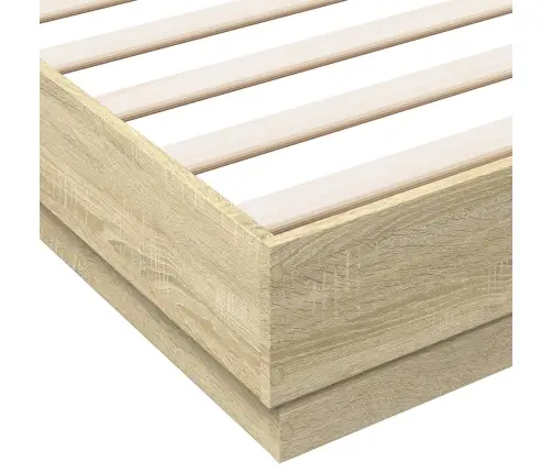 Voodiraam, Sonoma Tamm, 200 X 200 cm Tehispuit