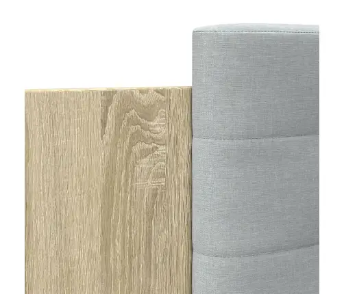 Gultas Rāmis Ar Galvgali, Ozolkoka Krāsā, 150X200 Cm Vidaxl