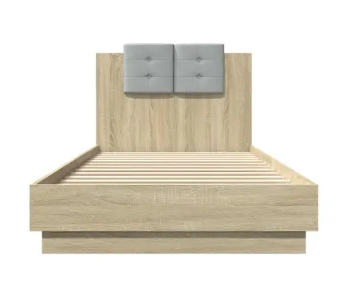 Lovos Rėmas Su Galvūgaliu, Ąžuolo, 100X200cm Apdirbta Mediena