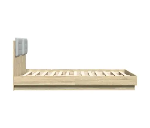 Lovos Rėmas Su Galvūgaliu, Ąžuolo, 135X190cm Apdirbta Mediena