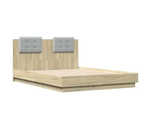 Lovos Rėmas Su Galvūgaliu, Ąžuolo, 120X190cm Apdirbta Mediena