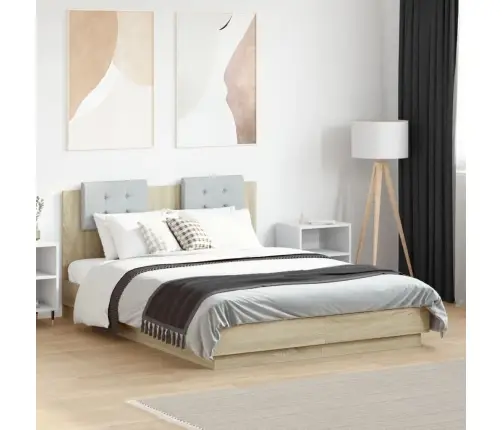 Lovos Rėmas Su Galvūgaliu, Ąžuolo, 120X190cm Apdirbta Mediena