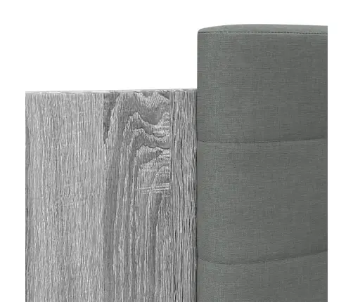 Voodiraam Peatsiga, Hall Sonoma Tamm, 120 X 190 cm Tehispuit