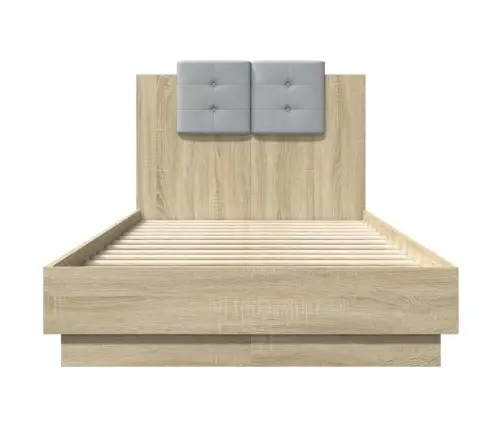 Lovos Rėmas Su Galvūgaliu, Ąžuolo, 90X190cm Apdirbta Mediena