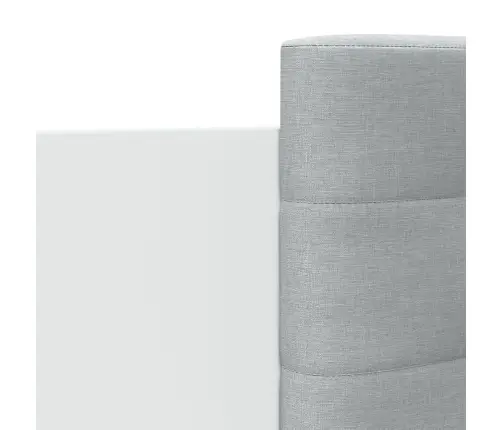 Gultas Rāmis Ar Galvgali Un Led, Balts, 180X200 Cm Vidaxl