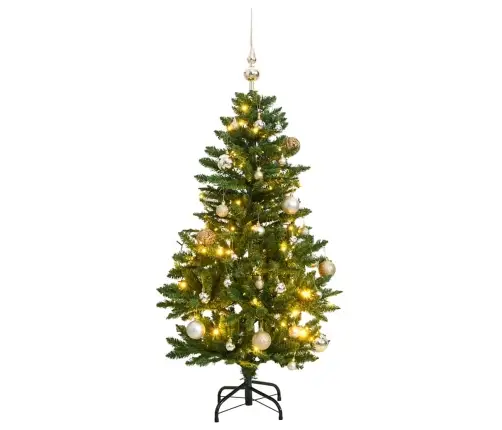 Mākslīgā Ziemassvētku Egle, Bumbiņu Komplekts, 150 Cm, 150 Led Vidaxl