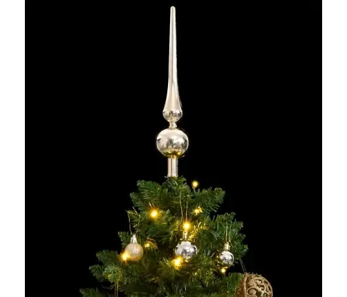 Mākslīgā Ziemassvētku Egle, Bumbiņu Komplekts, 150 Cm, 150 Led Vidaxl