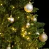 Mākslīgā Ziemassvētku Egle, Bumbiņu Komplekts, 150 Cm, 150 Led Vidaxl