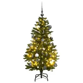 Kalėdų Eglutė Su Šarnyrinėmis Šakomis/Led/Žaisliukais, 150Cm