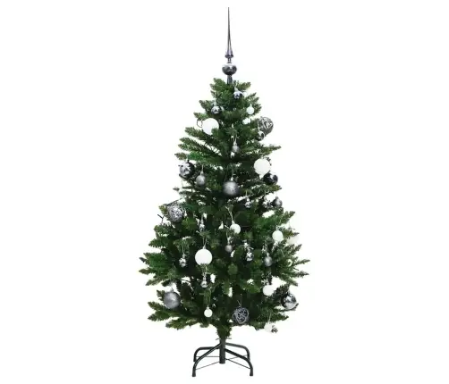 Kalėdų Eglutė Su Šarnyrinėmis Šakomis/Led/Žaisliukais, 150Cm Kalėdų Eglutė Su Šarnyrinėmis Šakomis/Led/Žaisliukais, 150Cm