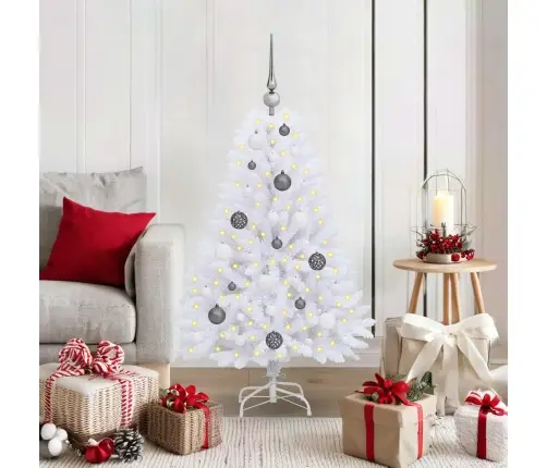 Mākslīgā Ziemassvētku Eglīte 68 X 68 X 120 Cm Pvc Un Metāls Vidaxl