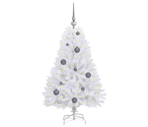 Mākslīgā Ziemassvētku Eglīte 68 X 68 X 120 Cm Pvc Un Metāls Vidaxl