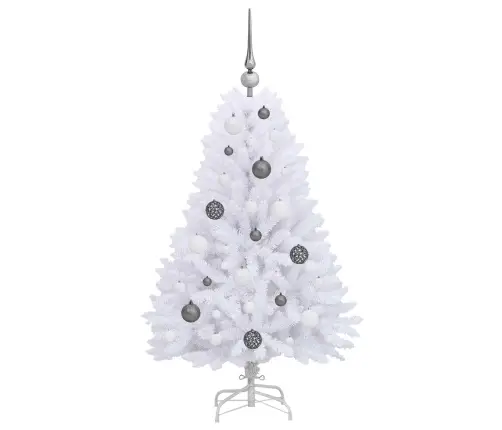 Mākslīgā Ziemassvētku Eglīte 68 X 68 X 120 Cm Pvc Un Metāls Vidaxl