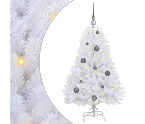 Mākslīgā Ziemassvētku Eglīte 68 X 68 X 120 Cm Pvc Un Metāls Vidaxl