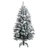 Mākslīgā Ziemassvētku Egle, Bumbiņu Komplekts, 120 Cm, 150 Led Vidaxl