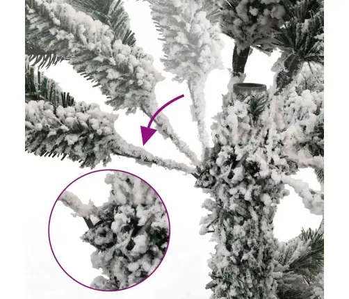 Mākslīgā Ziemassvētku Egle, Bumbiņu Komplekts, 150 Cm, 150 Led Vidaxl