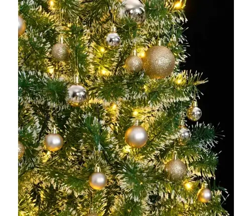 Mākslīgā Ziemassvētku Egle Ar Sniegu Un 300 Led, 180 Cm Vidaxl