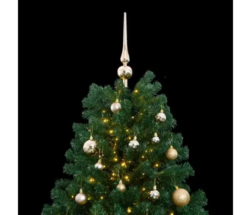 Mākslīgā Ziemassvētku Egle, Bumbiņu Komplekts, 180 Cm, 300 Led Vidaxl